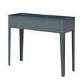 Outsunny Outdoor Fioriera Metal raised with 3 drainage holes, 100x30x80 cm, gray - Borgè