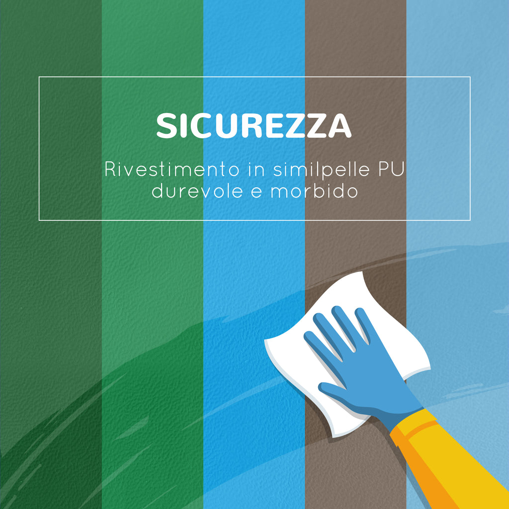 Soft Construction Set for Children 1-3 Years of 6 Pieces, in Multicolored PU and EPE