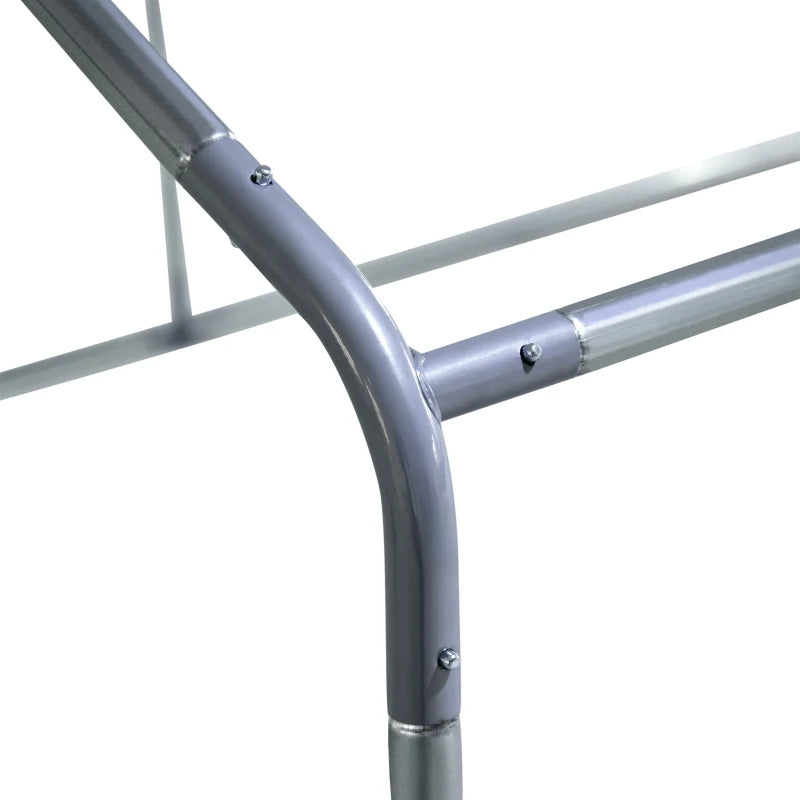 Chicken Run with Cover for 4-6 Chickens, Steel, 280x190x195 cm - Borge' Group Limited