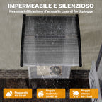 Outsunny Outdoor Polycarbonate Canopy for Doors and Windows, 103x96.5x27cm, Transparent