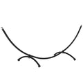 Outsunny Universal Outdoor Metal Hammock Frame, 300x90x100cm, Black