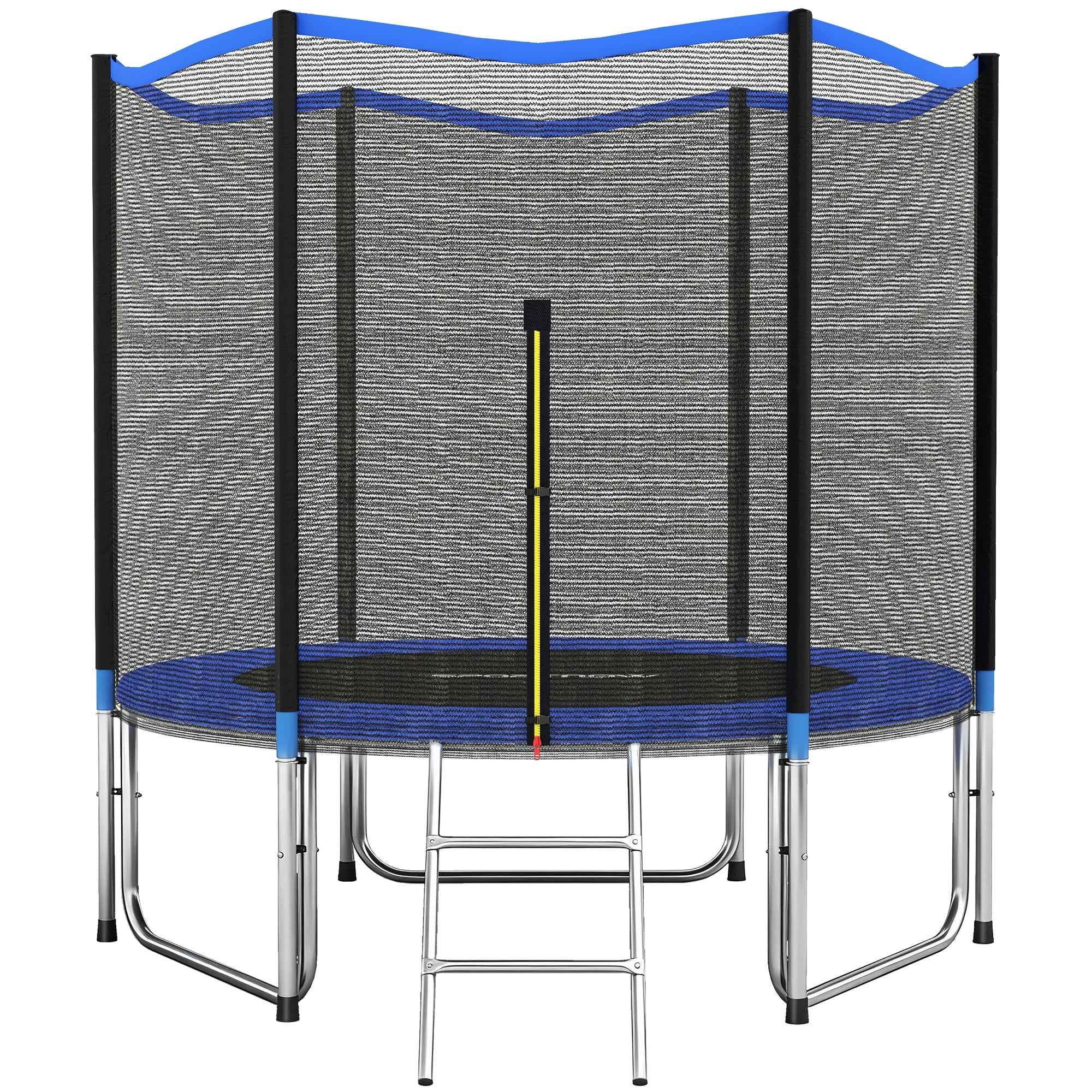 SPORTNOW 305cm Trampoline with Safety Net and Ladder for Outdoor Use