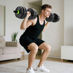 SPORTNOW 3-in-1 Barbell Set with 16 Weight Plates and Non-Slip Handle, 140x20x20 cm, Green