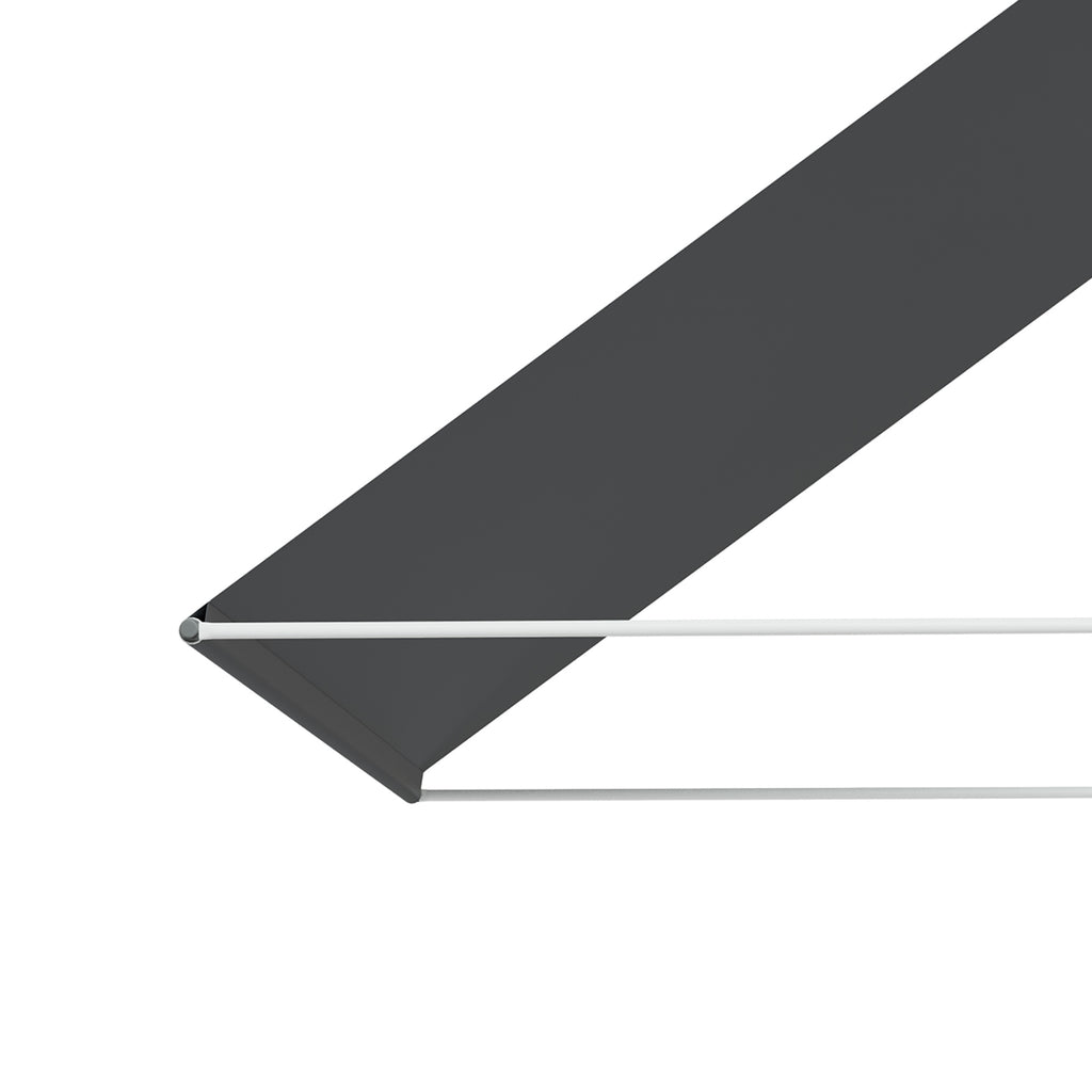 Outsunny Awning with Arms with Manual Opening, Inclination and UV30+ Protection, 150x120 cm, Gray - Borgè
