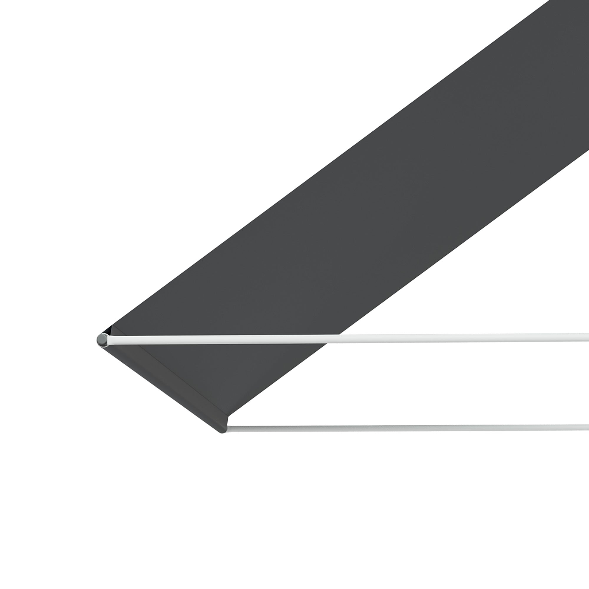 Outsunny Awning with Arms with Manual Opening, Inclination and UV30+ Protection, 150x120 cm, Gray - Borgè