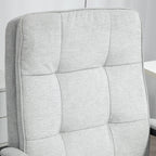 Ergonomic Office Chair with High Back, Adjustable Height and Rocking, Gray