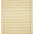 HOMCOM Folding Interior Screen with 4 Doors, Rattan Bamboo Room Divider, 180x1.6x180 cm - Borgè