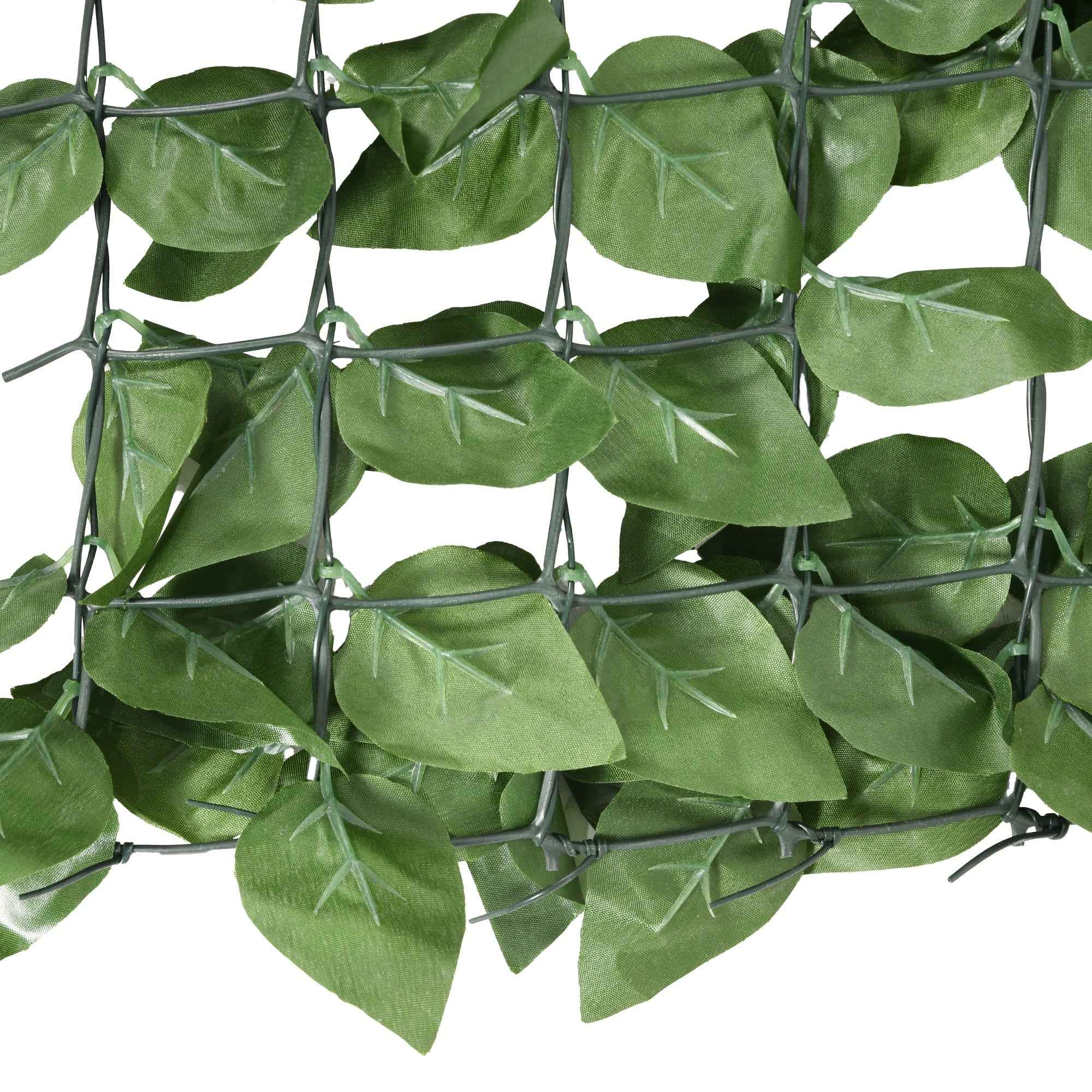 Outsunny Rollable and Waterproof Artificial Hedge, in Silk and PE, 300x100 cm, Dark Green