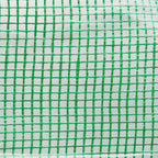 Outsunny PE Greenhouse Cover with 6 Windows, Roll-Up Door and Buried Edges, 3x3x2 m, Green