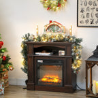 Christmas Garland Ø25x180 cm with 50 LED Lights, Berries and Pine Cones, in Plastic and Metal, Green and White