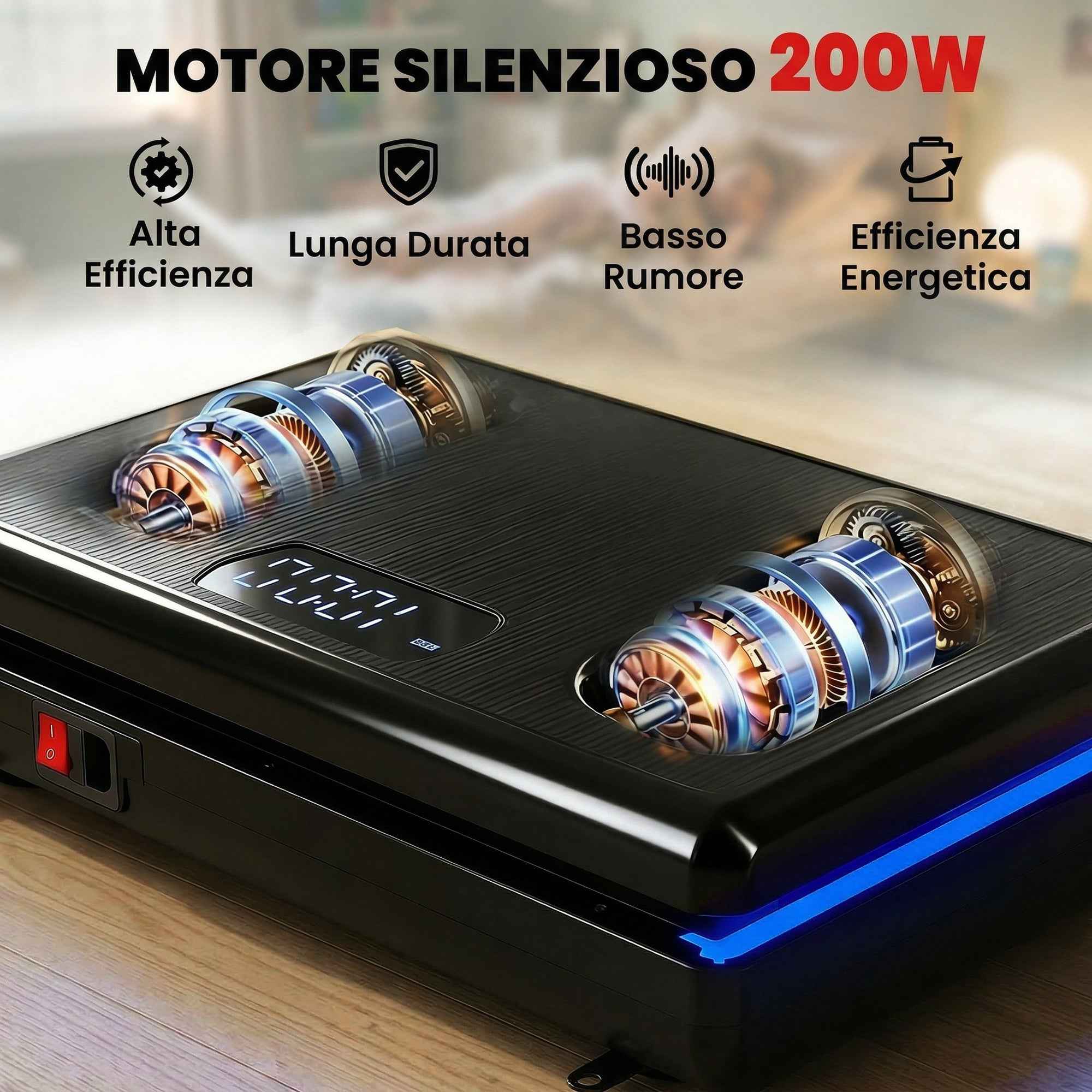 SPORTNOW Vibration Platform with 120 Speed Levels and 5 Programs