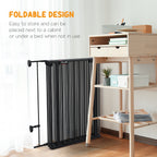 PAWHUT DOG CANCELLINO Folding and modular medium size in metal and plastic, 123x102x90 cm, black - Borgè