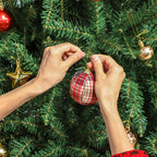 210cm Artificial Christmas Tree with Hinged Branches and Folding Metal Base, Green