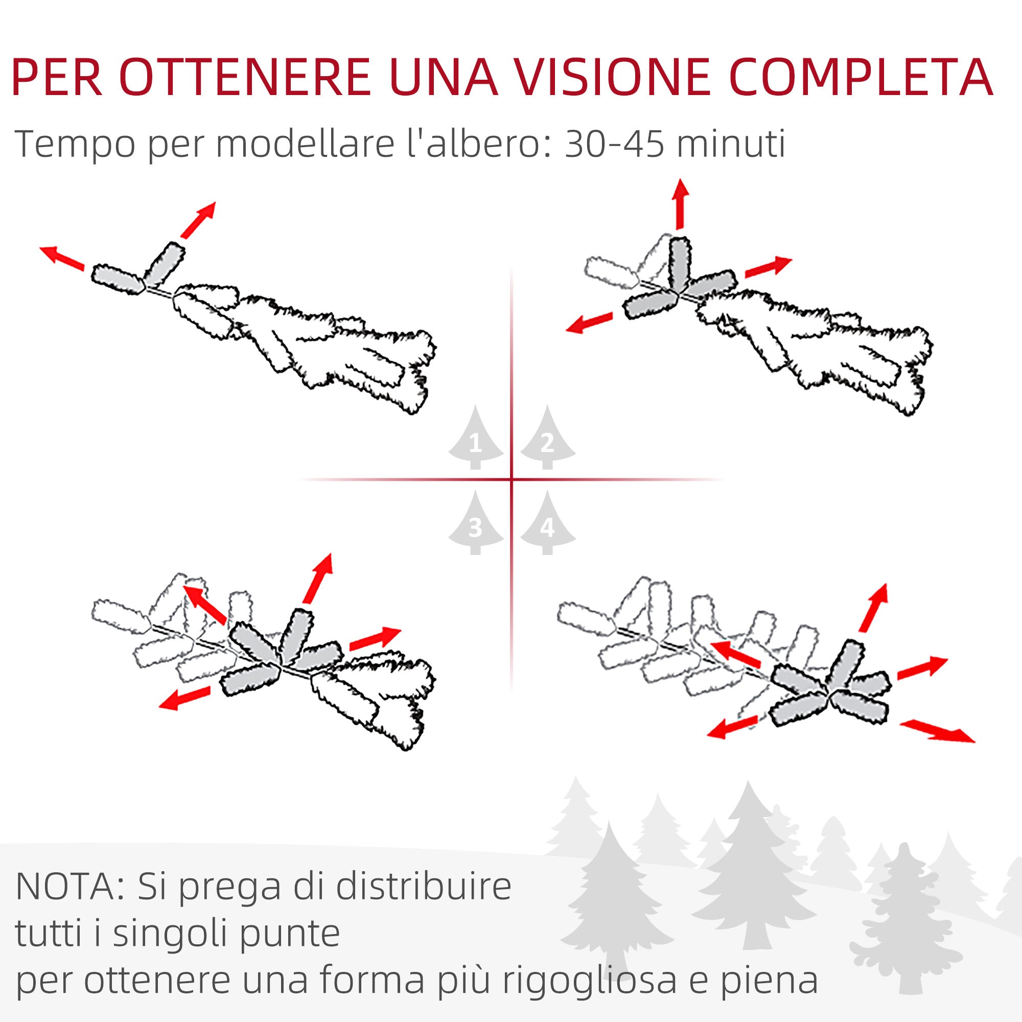 225cm Tall Snow-Covered Christmas Tree with 980 Branches, Pine Cones and Steel Base