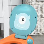 ZONEKIZ Alien-Shaped Potty for Babies from 6 Months, Ergonomic Seat, Backrest and Removable Tub, Blue
