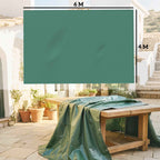 Outsunny Waterproof Tarpaulin 6 x 4 m, Tear-Resistant PE 90 GSM
