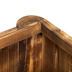 Outsunny Rectangular Fir Wood Planter Pot 70 x 35 x 30cm