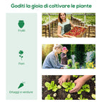 Small Greenhouse with 2 Side Windows and Central Window, in Steel, PE and PP, 240x90x90 cm, Green