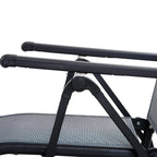 Zero Gravity Garden Lounger Set of 2, Adjustable on 9 Levels, with Cushions, 65x70x111cm, Grey - Borge' Group Limited