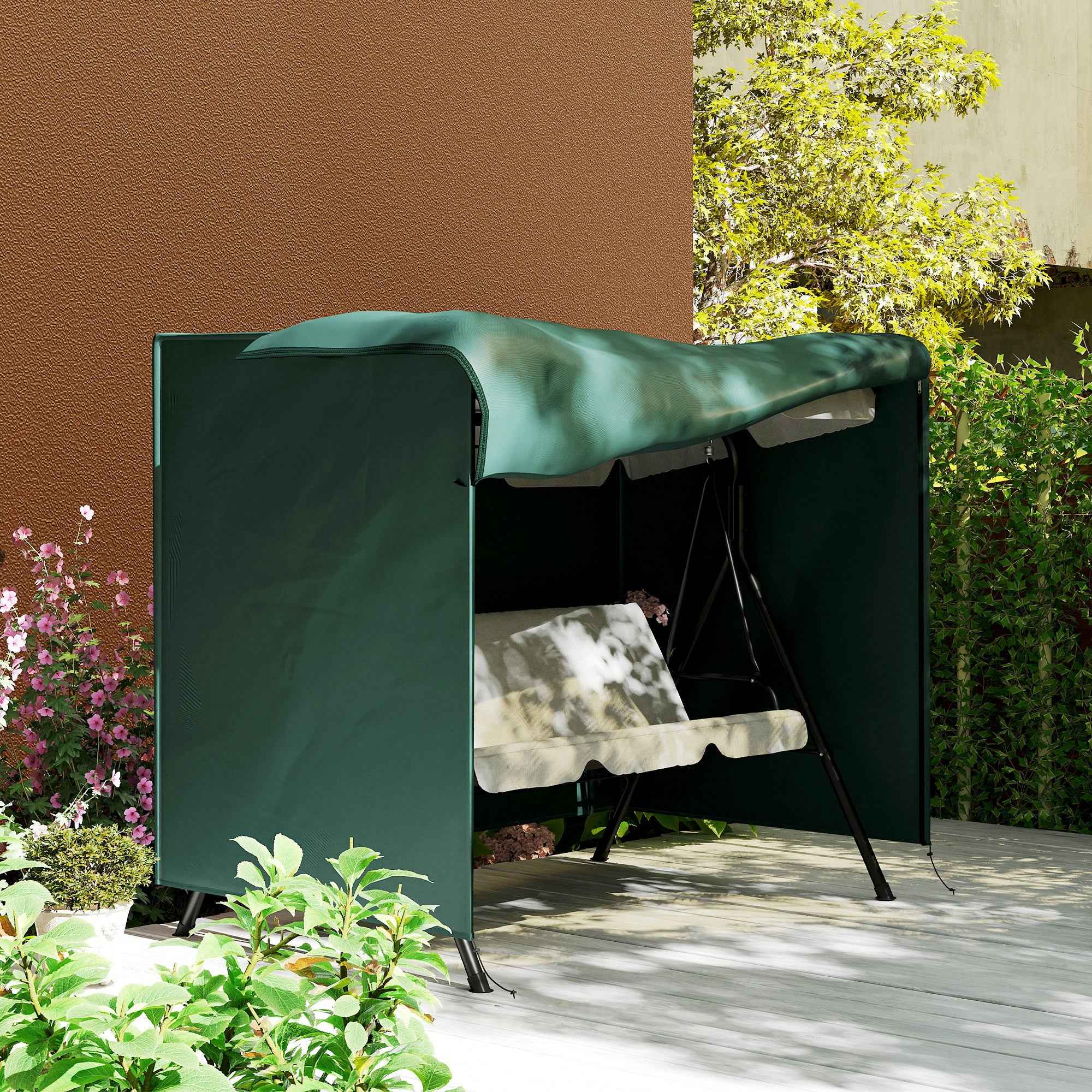 Outsunny Swing Cover Waterproof Oxford Fabric 205x124x164cm