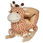 Wooden Giraffe Rocking Horse for Children 60x33x45cm