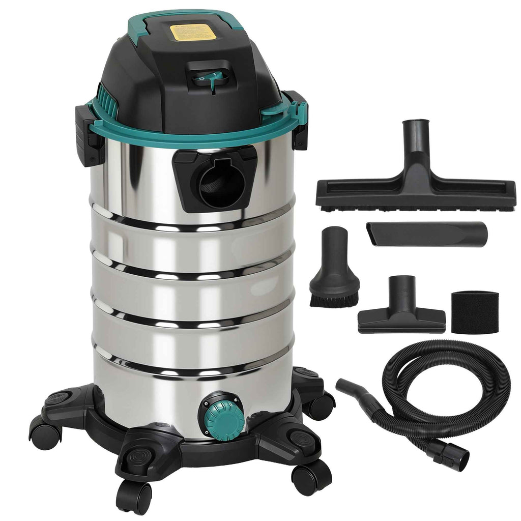 HOMCOM 1400W 3-in-1 Wet and Dry Vacuum Cleaner, 18L Capacity, Triple Filter, and Accessories