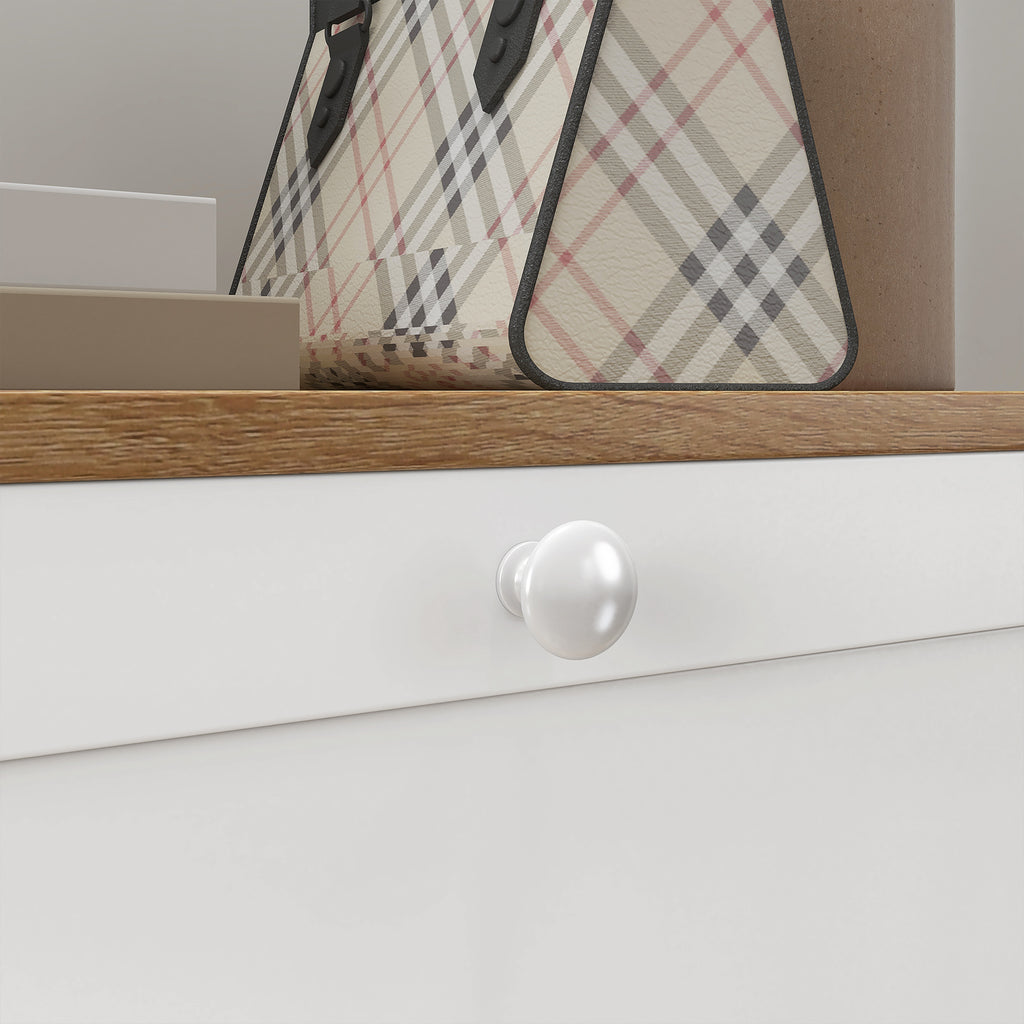 HOMCOM Slim Shoe Rack with 3 Adjustable Shelves at 2 Levels for 12 Pairs, in Chipboard and MDF, 60x24.5x75.5 cm - Borgè