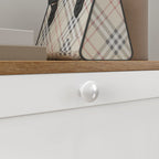 HOMCOM Slim Shoe Rack with 3 Adjustable Shelves at 2 Levels for 12 Pairs, in Chipboard and MDF, 60x24.5x75.5 cm - Borgè