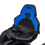Pedal Go Kart for Kids Ages 3-8 with Adjustable Seat and EVA Wheels, 100x58x58.5 cm, Blue