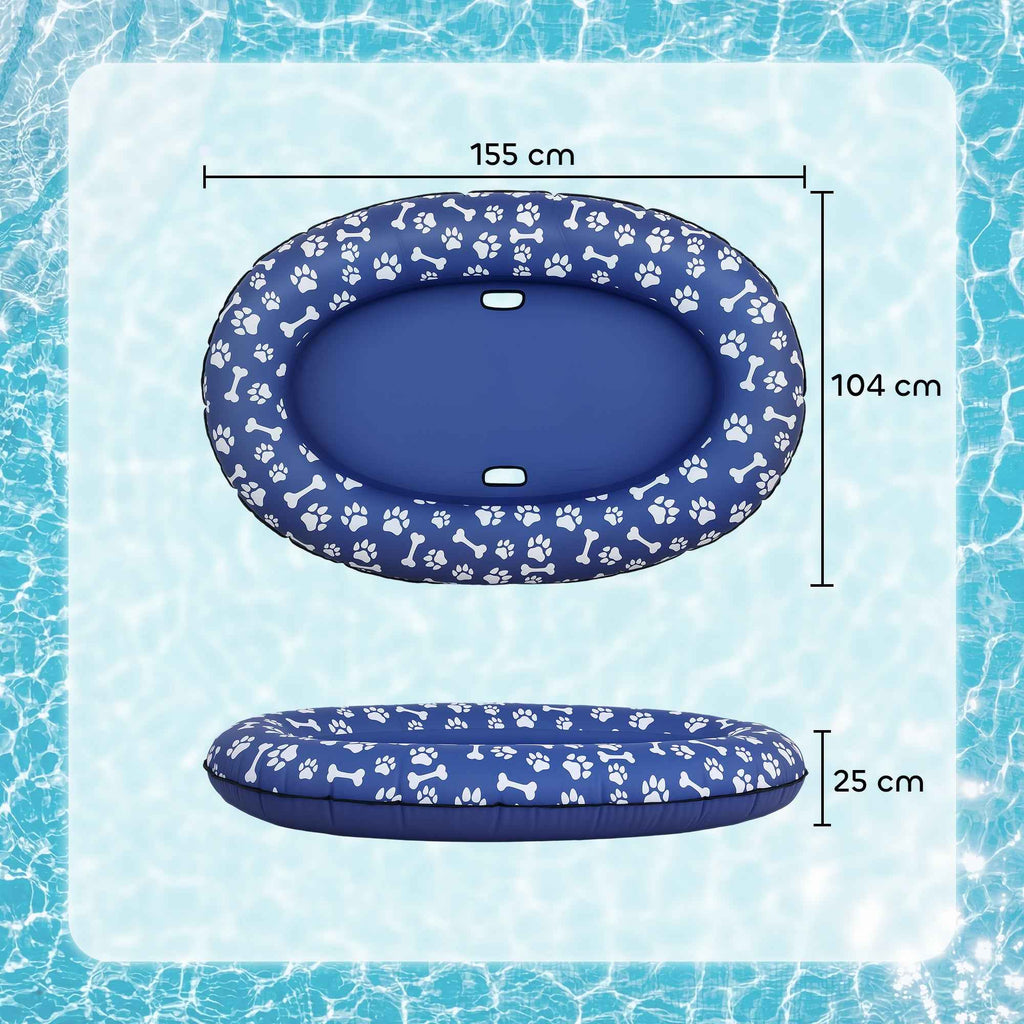 PawHut Inflatable Dog Float for Small and Medium Dogs