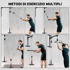 SPORTNOW Pulley Machine Home Gym and LAT Pulley Machine, Universal Weight Plate Attachment and Accessories