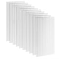 Outsunny Set of 10 Polycarbonate Honeycomb Sheets, 120x60 cm, Anti-UV, Cuttable, for Greenhouses and Canopies, Roofs