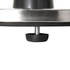 Outdoor Heater with 3 Temperatures and Adjustable Height in Steel and Aluminum, Silver