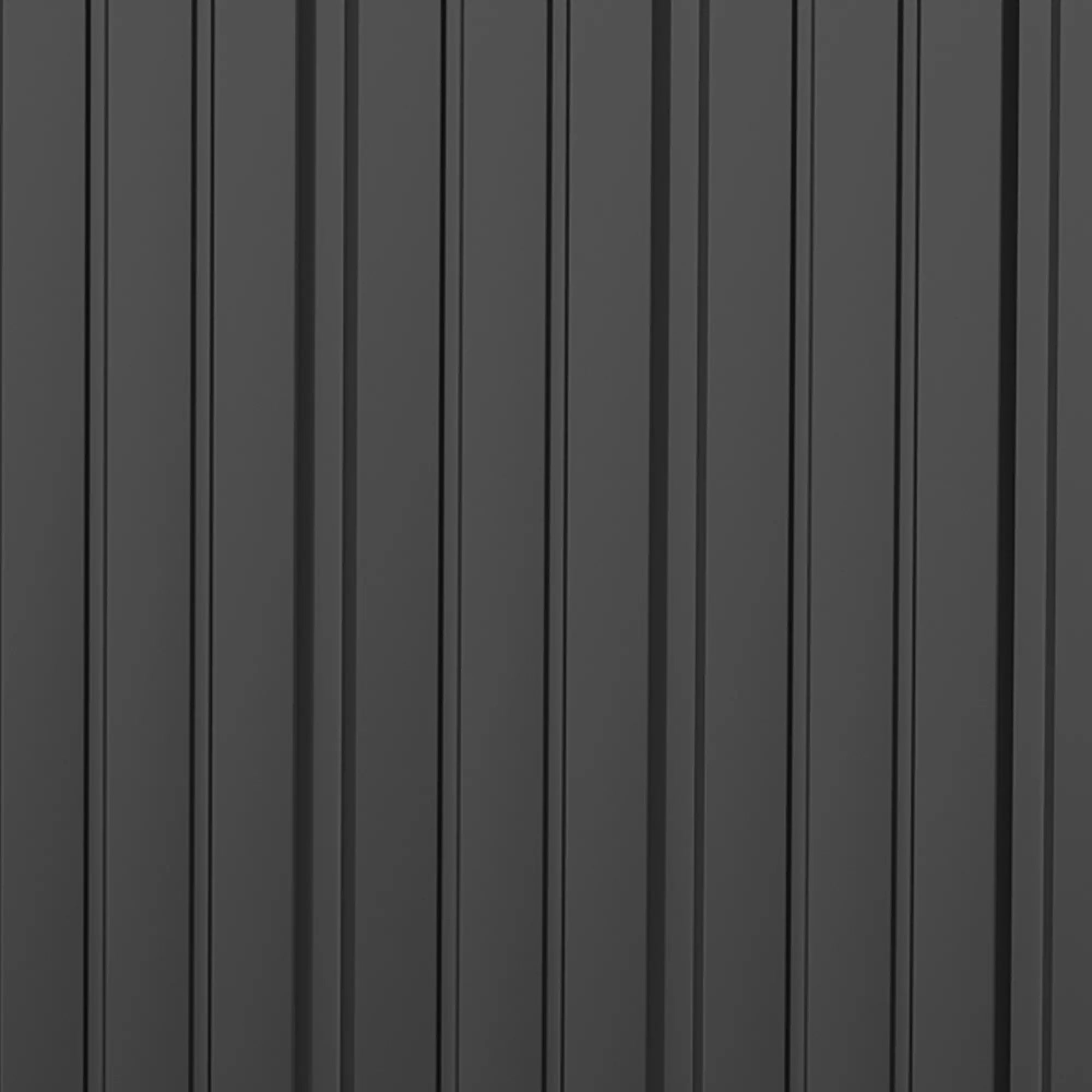 Garden Shed Tool Storage Shed in Steel Sheet with Lock, 161.5x94. 5x196cm, Black - Borge' Group Limited