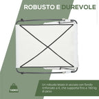 Double Lounger 2 Seater Adjustable Sunshade for Outdoor and Garden 200x175 x134cm Cream