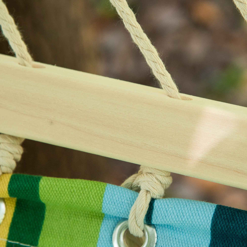 Outsunny Garden Hammock for 1-2 People Max 180kg Indoor and Outdoor with Removable Cushion 400x140cm