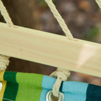 Outsunny Garden Hammock for 1-2 People Max 180kg Indoor and Outdoor with Removable Cushion 400x140cm