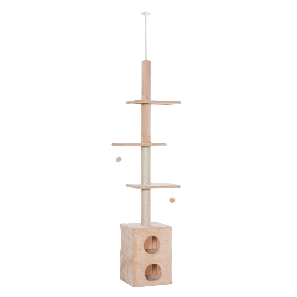 Cat Tree for cats with Scratch Pole for up to 5 Kgs Cat 210-240cm - Borge' Group Limited