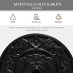 Garden Umbrella Base with 35mm / 38mm / 48mm Pole Cement Φ50x32x32cm - Borge' Group Limited