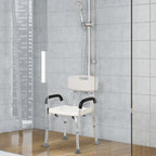 shower chair and bathtub with armrests and adjustable height - Borgè