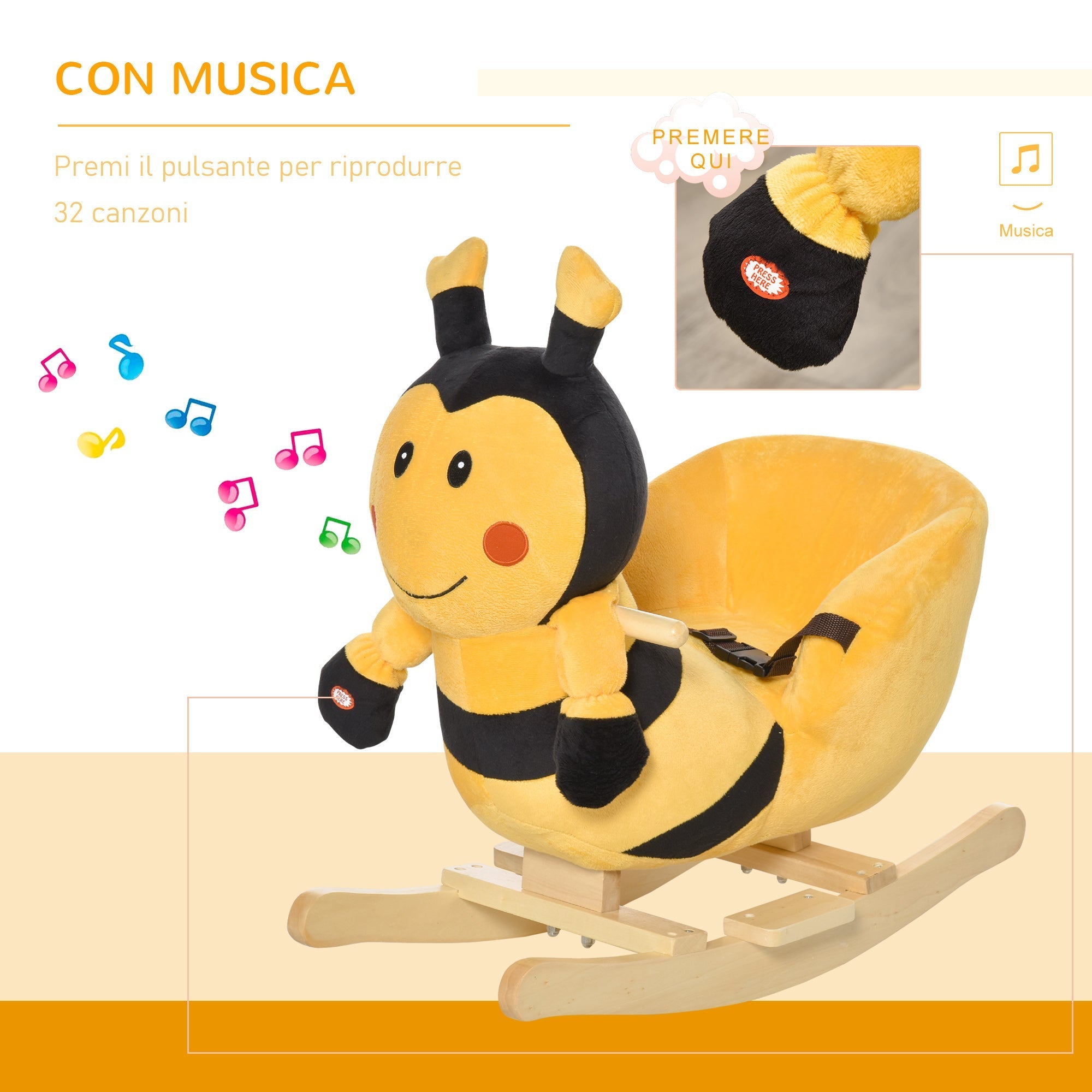 Sweet Bee Rocking 2-4 Years - Borgè