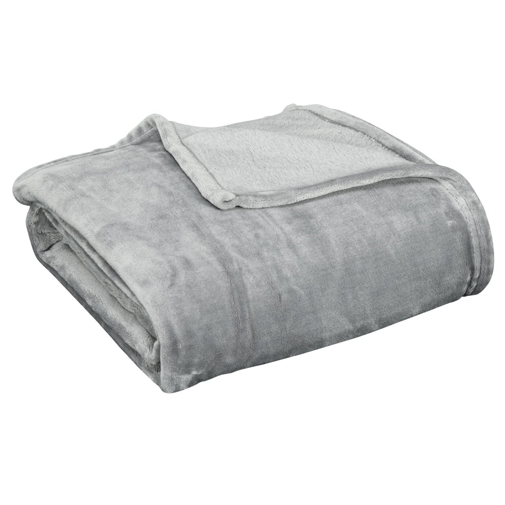 Homcom covered in 330 reversible 330 GSM for internal and external use, 203x152x0.5 cm, gray - Borgè