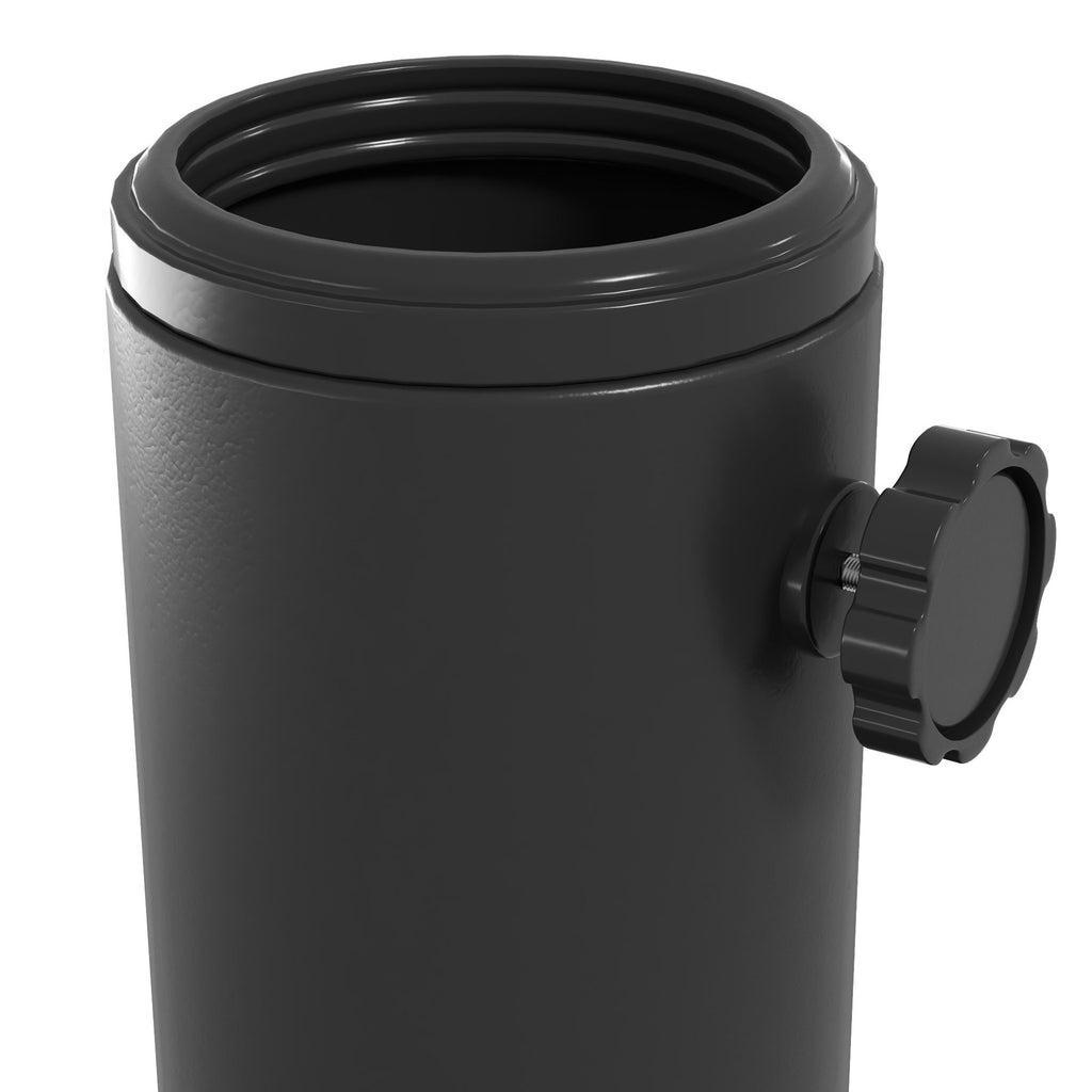 Ã˜43cm 13kg concrete Ã˜43cm round umbrella base for 38mm and 48mm poles, black, black - Borgè