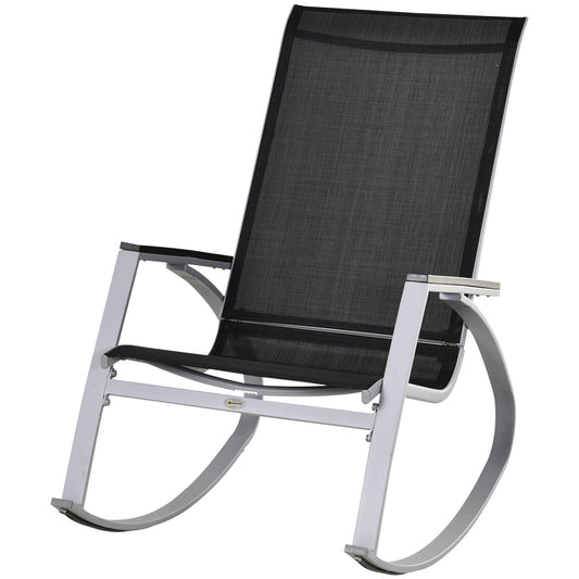 Rocking Chair, Waterproof and Anti -Rust | Outsunny - Borgè