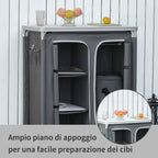 Folding Camping/Picnic Storage Cabinet - Borge' Group Limited