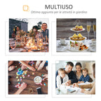 Extendable Garden Table for 8-10 People, Aluminum, 135-270x90x75cm, Grey - Borge' Group Limited