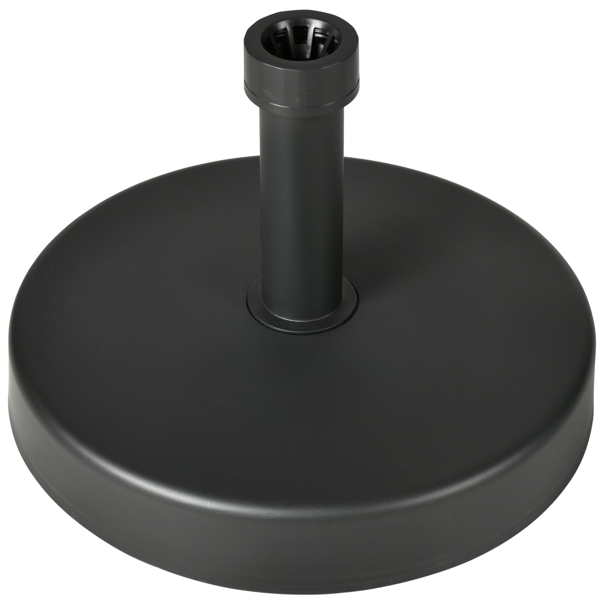 Garden Umbrella Base in PP Plastic max 18kg Weight, Ø45x33 cm, Black - Borge' Group Limited