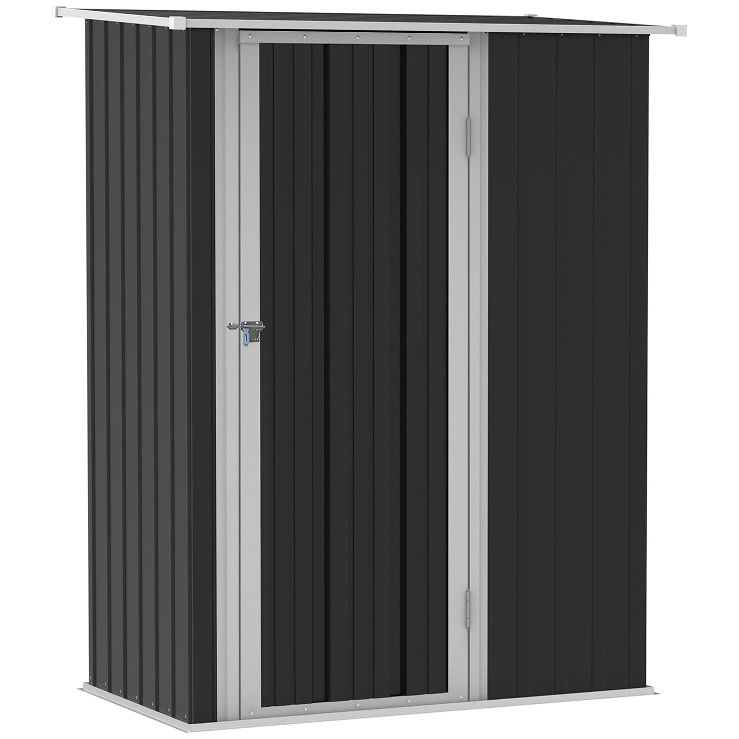 Outsunny Garden house Storage | hut in waterproof steel 142x84x189cm - Borgè