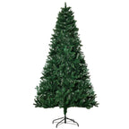 Folding Artificial Christmas Tree with Removable Base 210cm - Green - Borgè