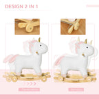 White Rocking Unicorn | 3-6 Years - Borgè
